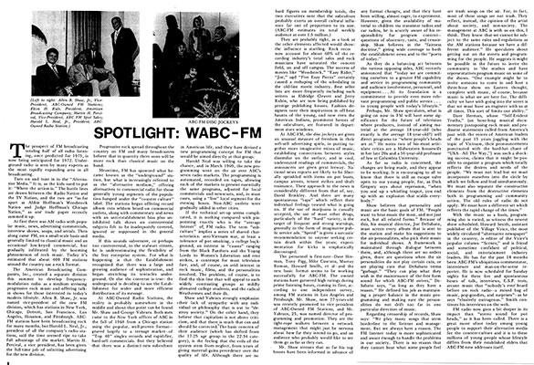 WABC-FM Spotlight